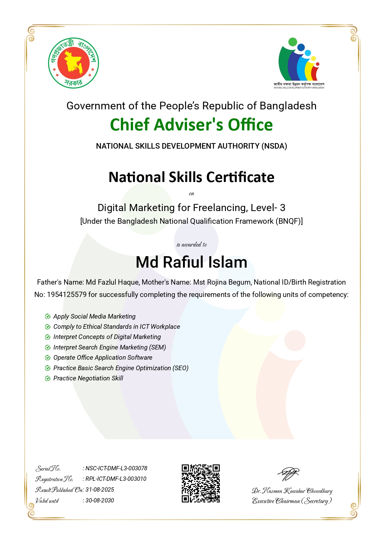 M Rafi Work Strategy